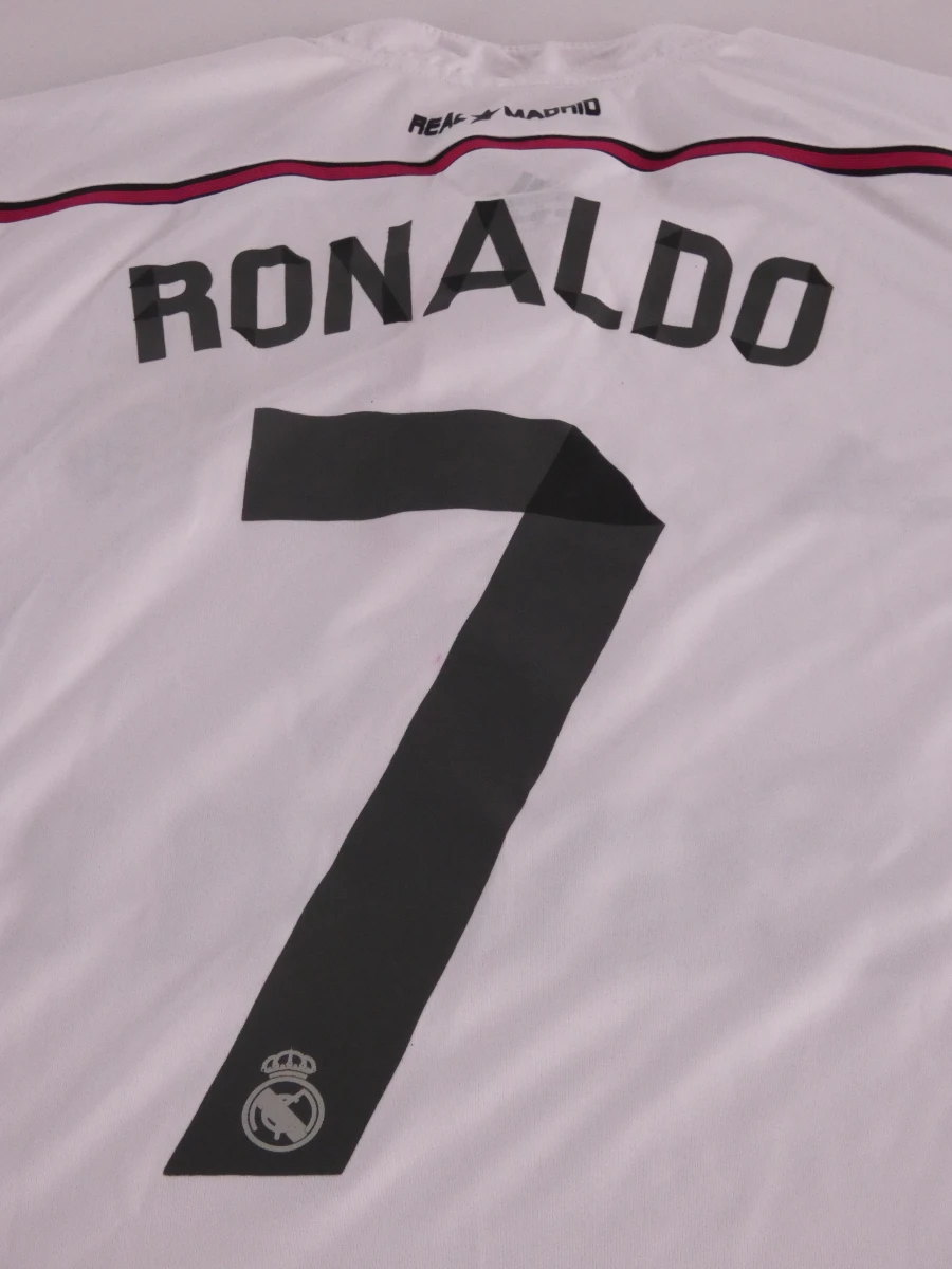 Wit Real Madrid Ronaldo voetbalshirt maat L - foto 9