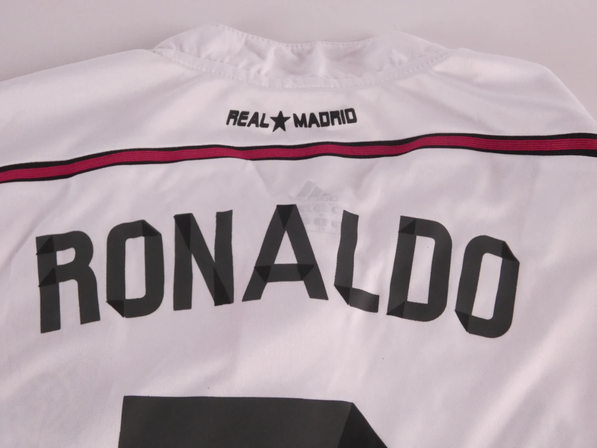 Wit Real Madrid Ronaldo voetbalshirt maat L - foto 10