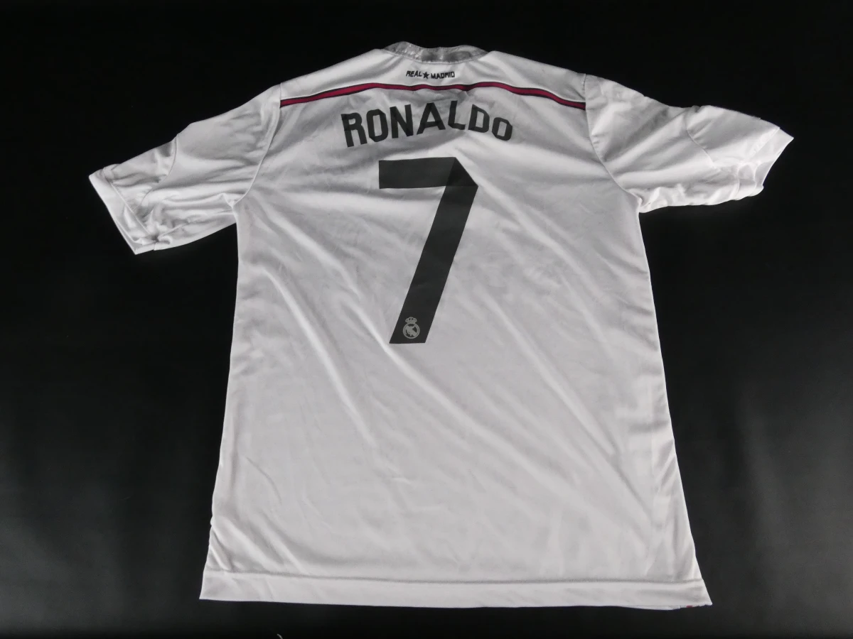 Wit Real Madrid Ronaldo voetbalshirt maat L - foto 12