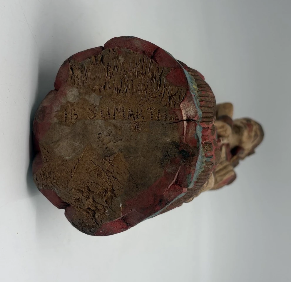 Antiek Balinees houten beeld - foto 2
