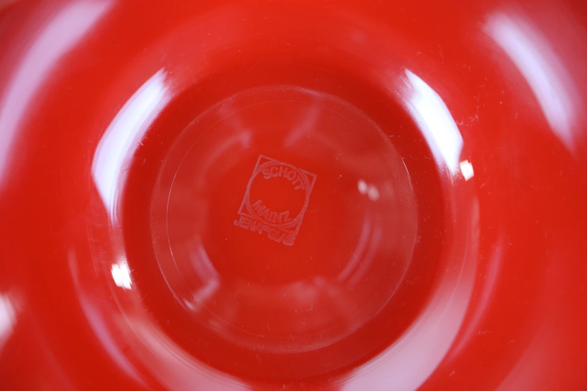 Vintage Melitta koffieservies met Schott Mainz Jenaer Glas en etagère - foto 5