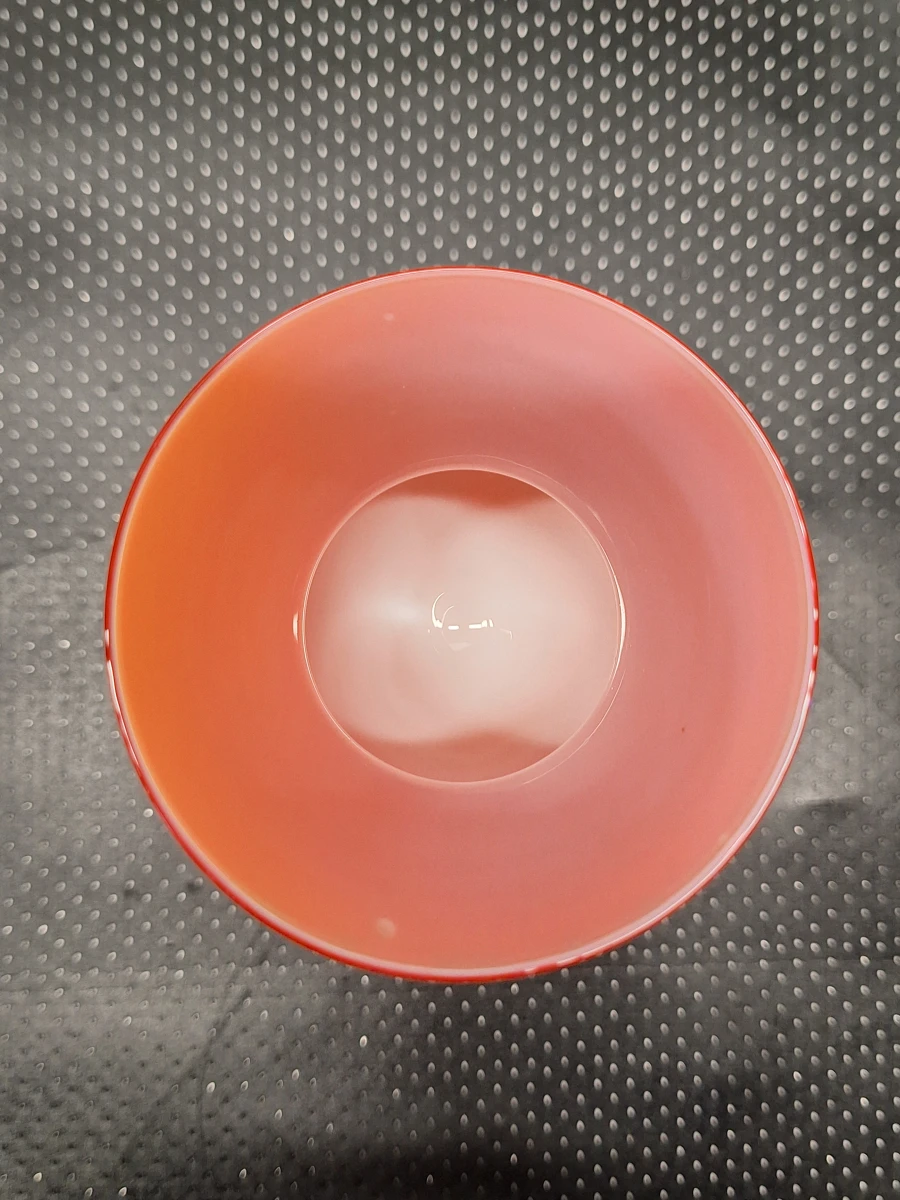 Set van 2 mondgeblazen opaline vazen in Empoli en/of Murano stijl - foto 13