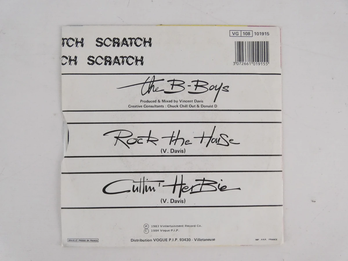 Vinyl single The B-Boys - Rock the House / Cuttin' Herbie - foto 4