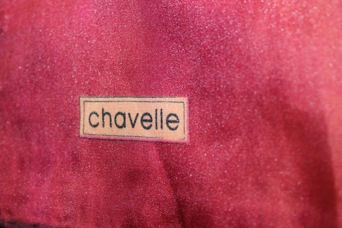 Chavelle Dijital soepelvallende foulard in herfsttinten 100% polyester - foto 7