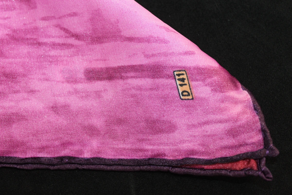 Chavelle Dijital soepelvallende foulard in herfsttinten 100% polyester - foto 8