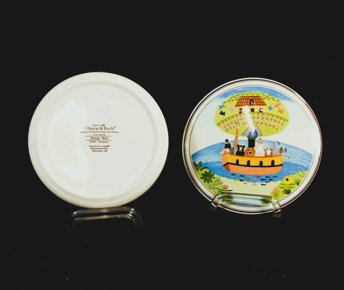 Set  Villeroy & Boch,  Design Naif, 4+1 porseleinen dozen van Gérard Laplau - foto 4