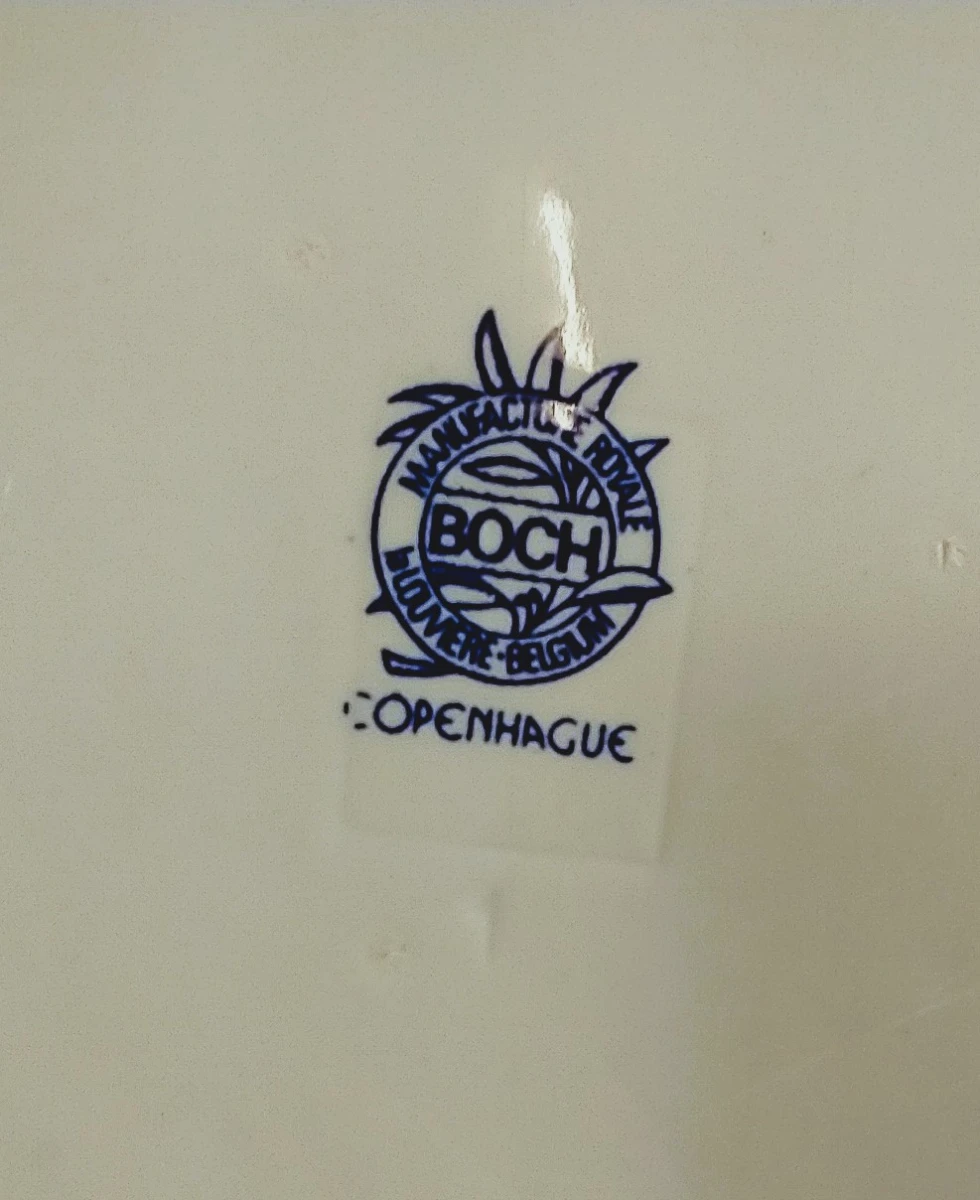 Set van 6 Boch Copenhague broodplankjes - foto 4