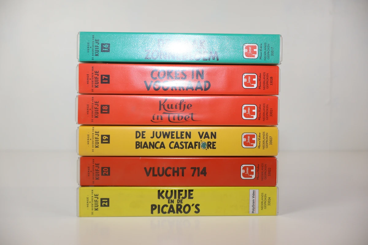 Lot van 23 Kuifje Videobanden - foto 5