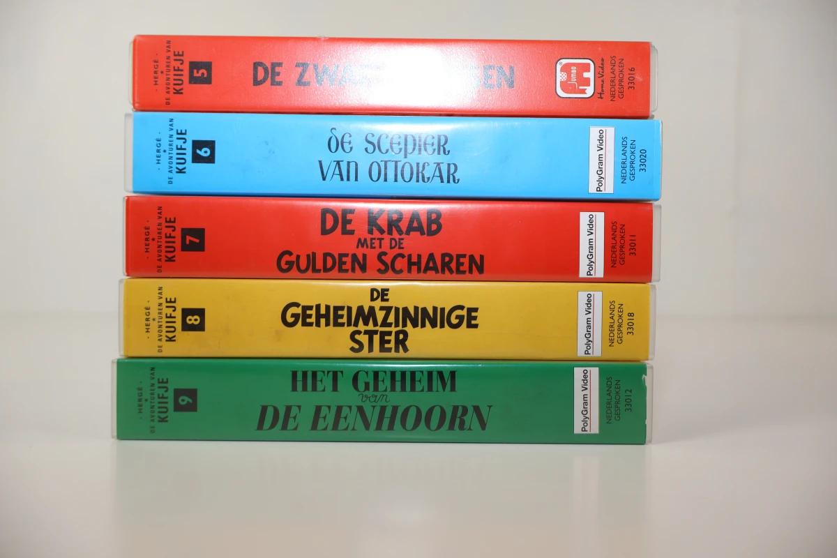 Lot van 23 Kuifje Videobanden - foto 3