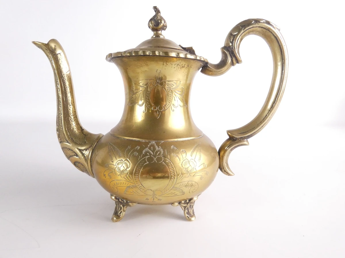 Elegant vintage verzilverd (EPNS) thee- en koffieservies(5 stuks - 4144 gr) - foto 14