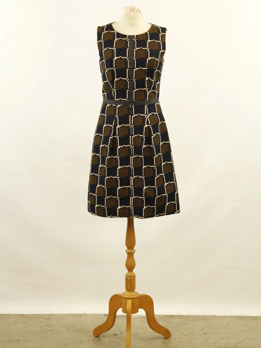 Natan Edition 5 - elegante mouwloze jurk met grafische print - foto 2