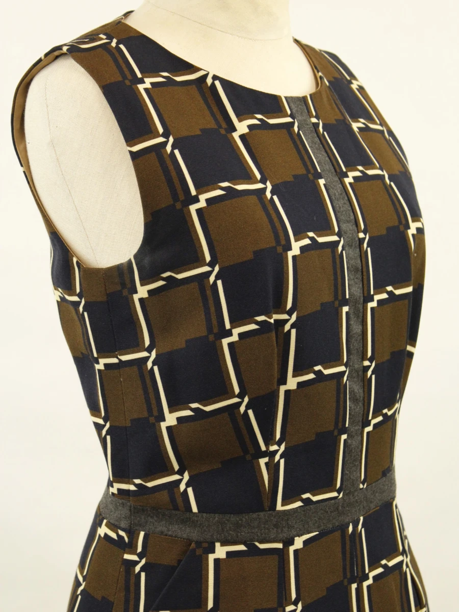 Natan Edition 5 - elegante mouwloze jurk met grafische print - foto 4