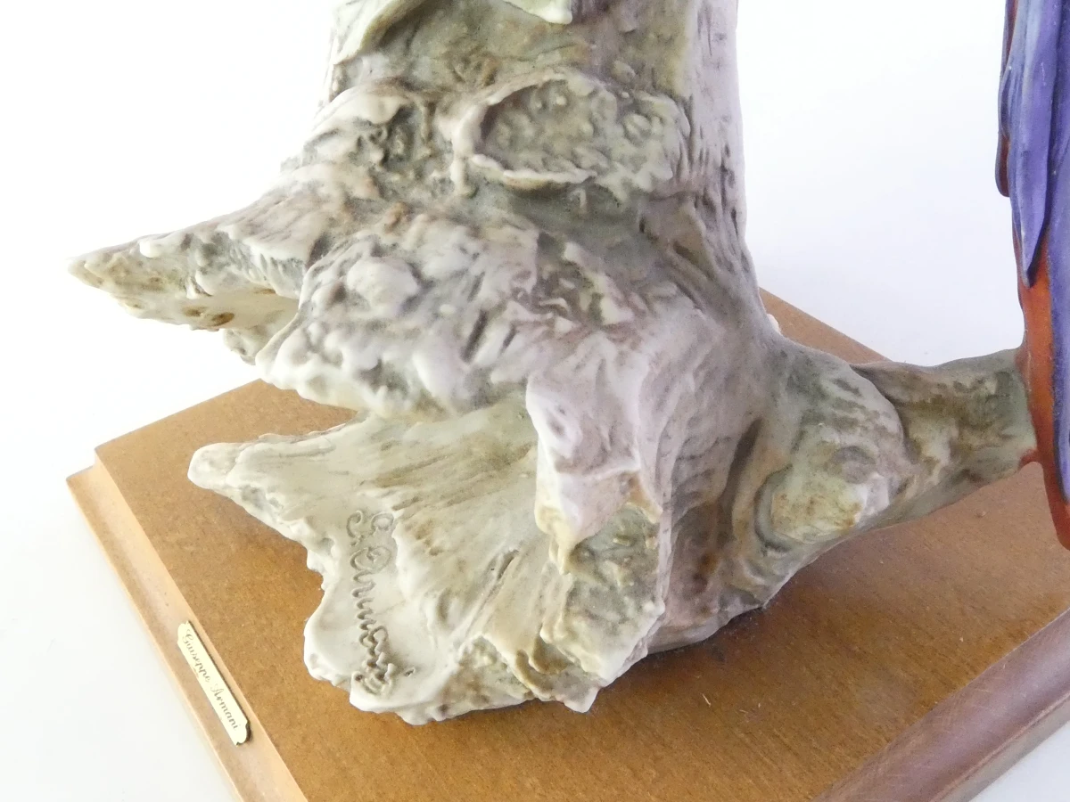 Papegaai beeldje - Giuseppe Armani - Capodimonte - foto 6