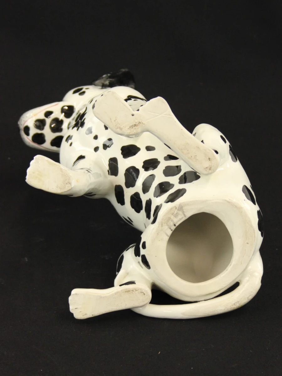 Italiaans keramisch beeld van een dalmatiër - handbeschilderd - 31,5 cm - foto 6