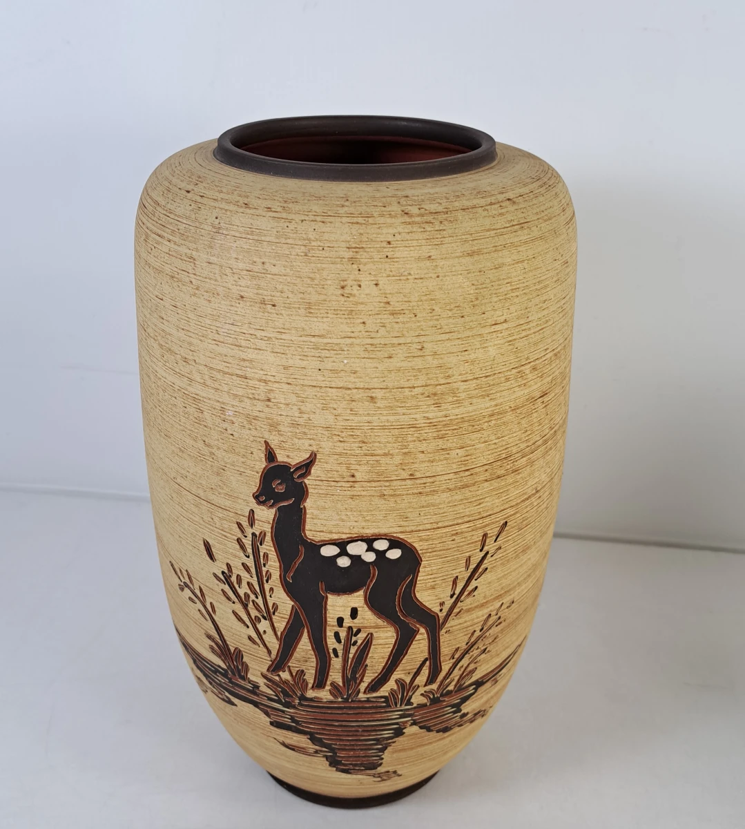 Set van twee decoratieve vazen, aardewerk - foto 2