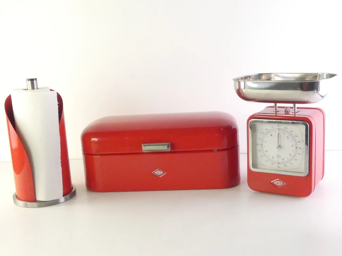 Prachtige set vintage Wesco keukenaccessoires - foto 12