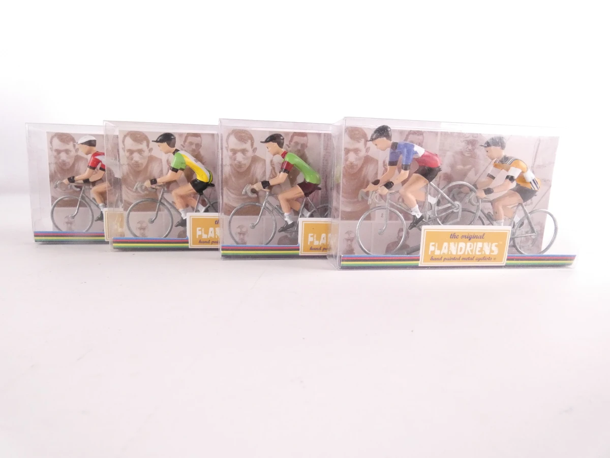 Partij The Original Flandriens - Hand Painted Metal Cyclists - foto 8