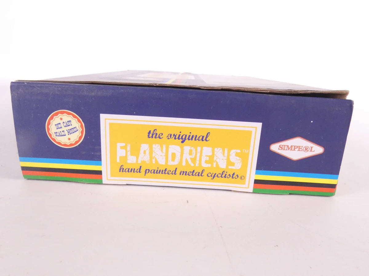 Flandriens metalen wielrenners, handgeschilderd, 60 stuks - foto 2