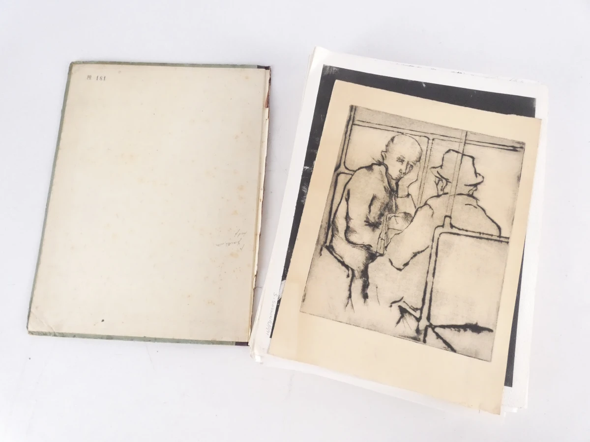 Schetsboek met tekeningen - portretten,... - foto 4