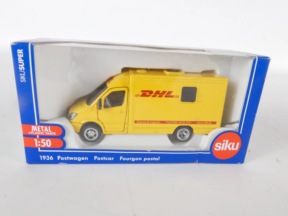 Set van diverse DHL modelauto's en speelgoedvrachtwagens - foto 22