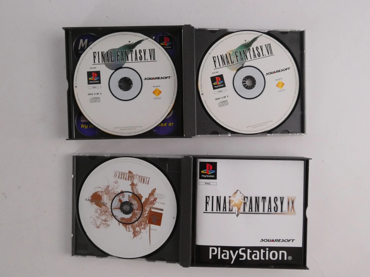 Final Fantasy VII en IX PlayStation spellen set - foto 10