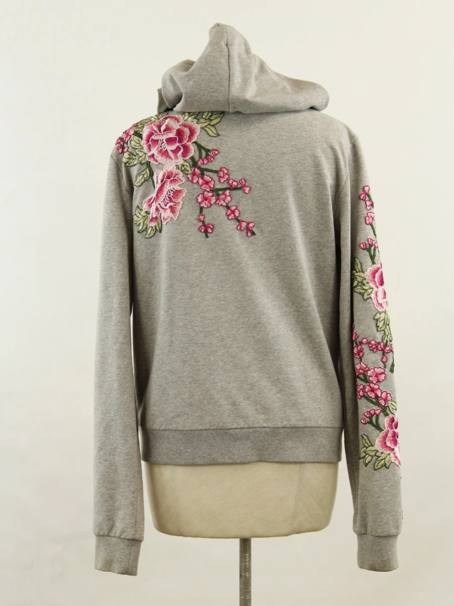 Philipp Plein couture vest met bloemenborduursel en rits - foto 5