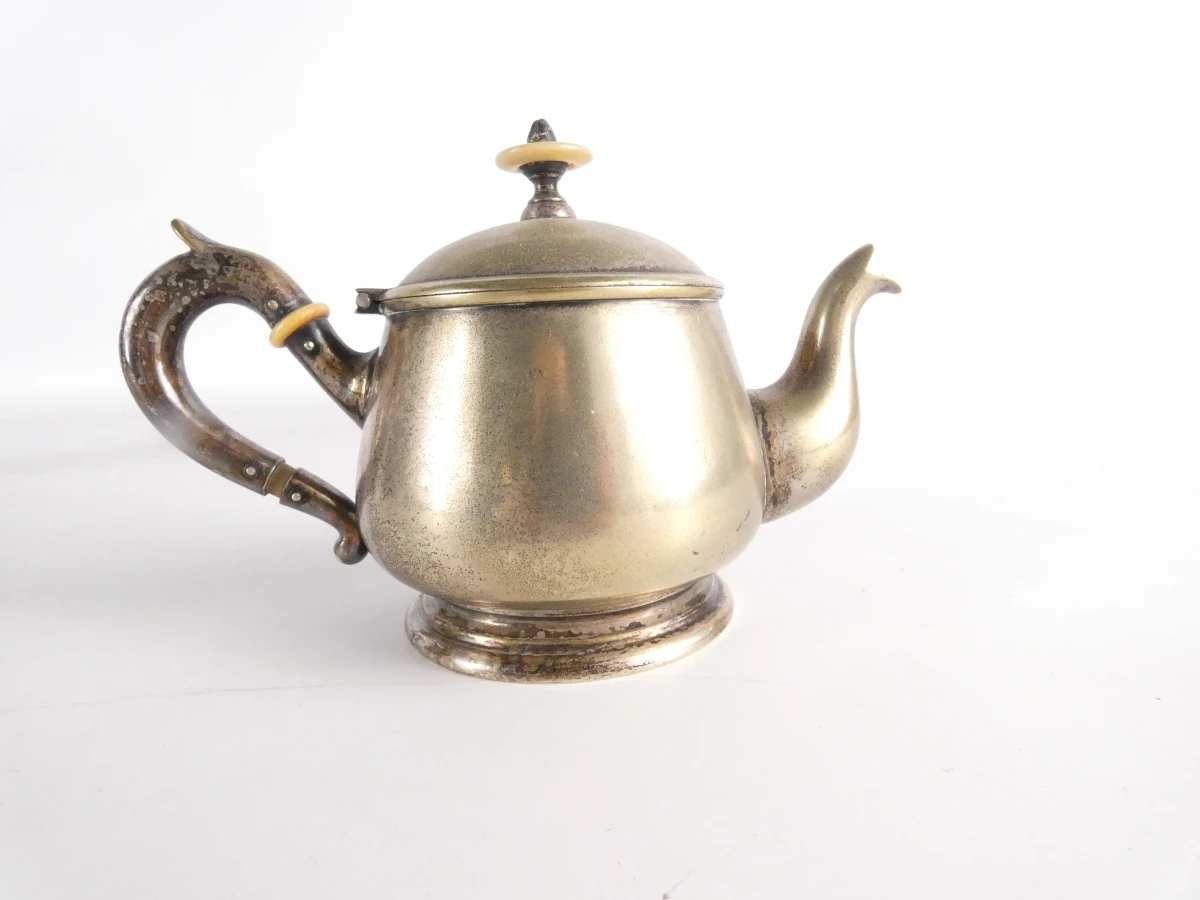 Vintage Norblin & Co. Warszawa verzilverde thee- en koffieservies (3-delig - 1080 gr.) - foto 5