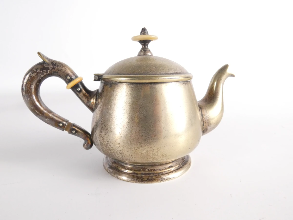 Vintage Norblin & Co. Warszawa verzilverde thee- en koffieservies (3-delig - 1080 gr.) - foto 6