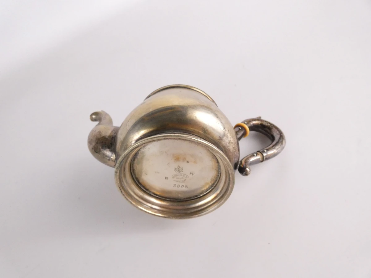 Vintage Norblin & Co. Warszawa verzilverde thee- en koffieservies (3-delig - 1080 gr.) - foto 10
