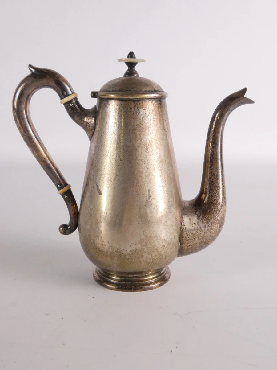 Vintage Norblin & Co. Warszawa verzilverde thee- en koffieservies (3-delig - 1080 gr.) - foto 11