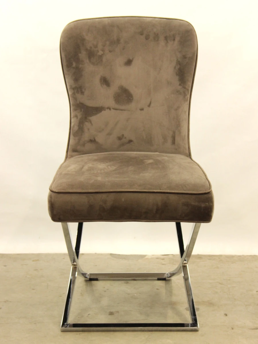 Set van 2 Rixos stoelen - MBC Living / Bilsa Sandalye - velvet & RVS - foto 4