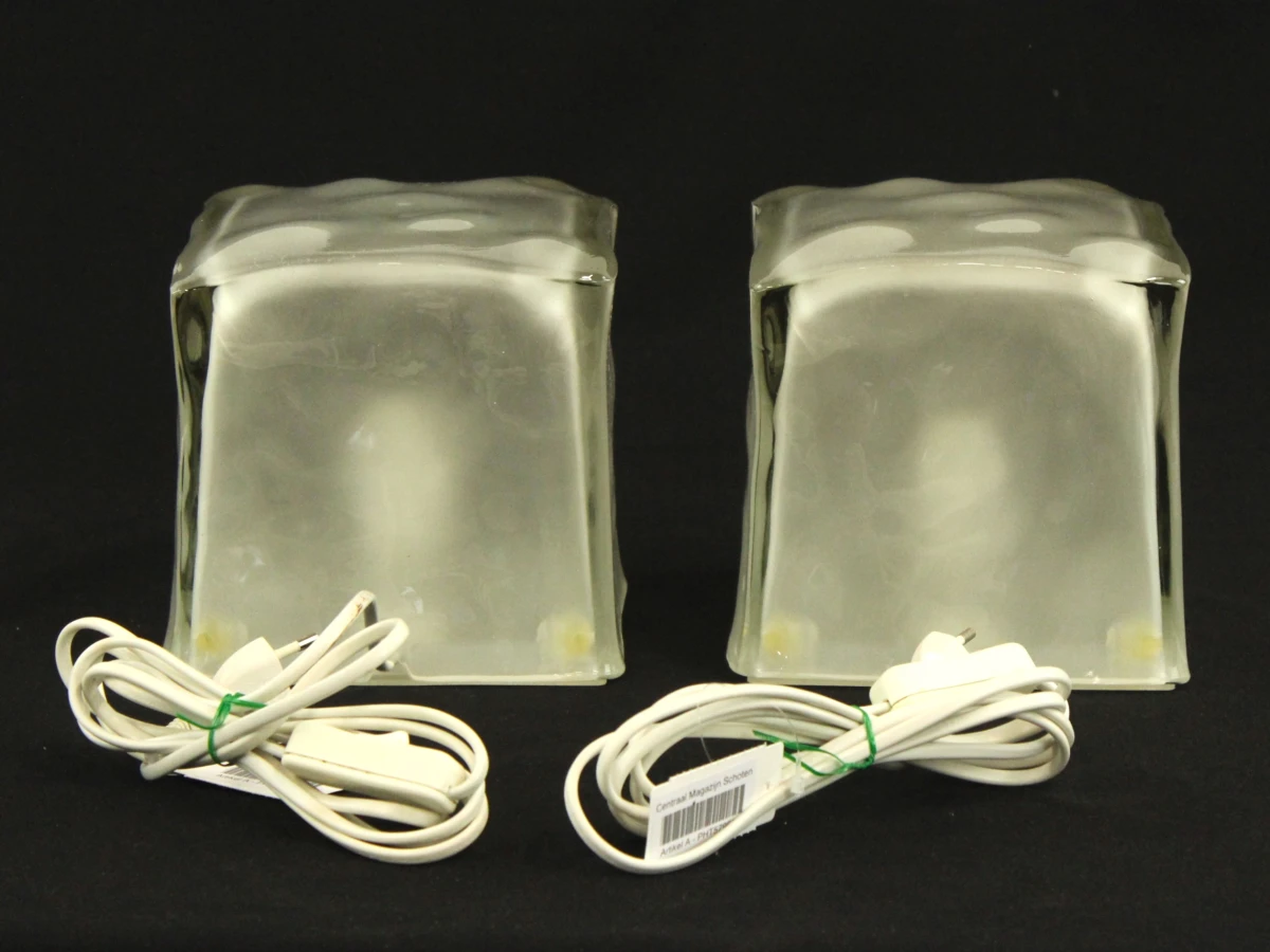 IKEA Iviken "Ice Cube" lampen set (Jaren '90) - foto 3