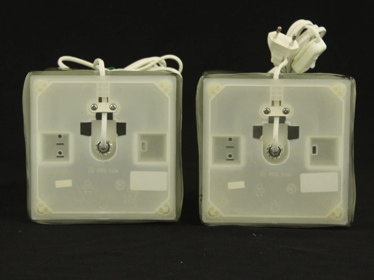 IKEA Iviken "Ice Cube" lampen set (Jaren '90) - foto 7