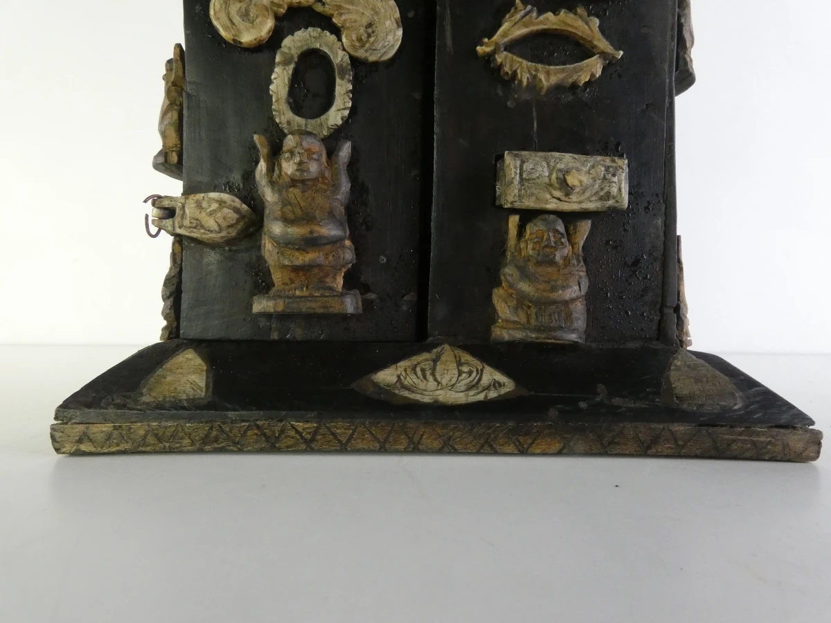 Minikastje in Aziatische stijl met beeninleg, figuratief handwerk - foto 2