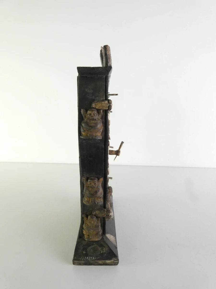 Minikastje in Aziatische stijl met beeninleg, figuratief handwerk - foto 7