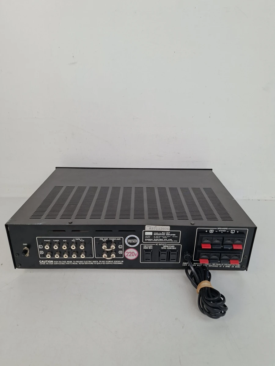 Legendarische Sansui AU-317 Geïntegreerde Stereo Versterker (1978-1980) – Vintage Hifi Topklasse! - foto 6
