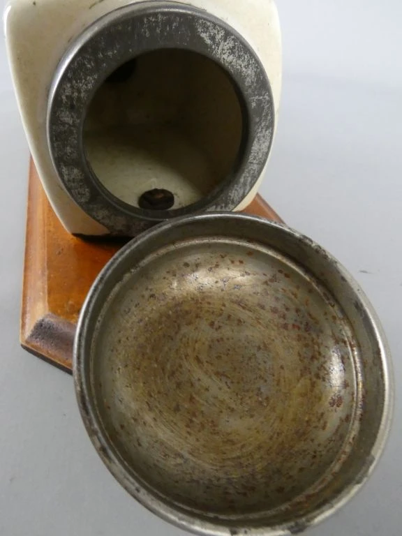 Vintage koffiemolen met keramische pot - foto 7