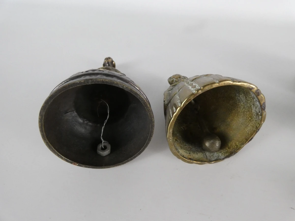 9 vintage messing decoratieve bellen - foto 6