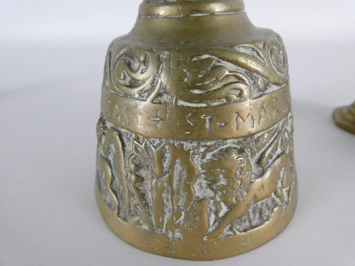 9 vintage messing decoratieve bellen - foto 9
