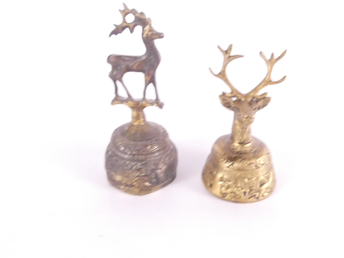 9 vintage messing decoratieve bellen - foto 15