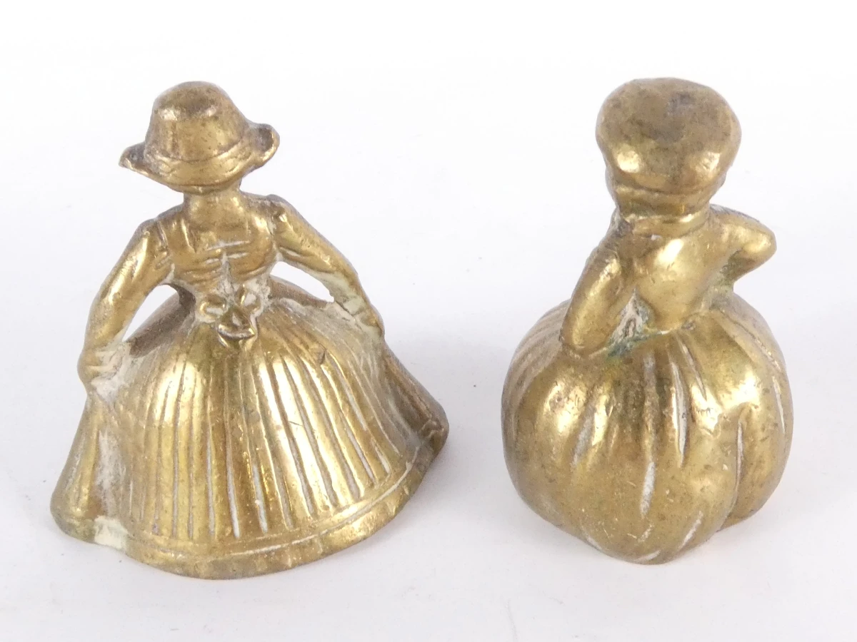 9 vintage messing decoratieve bellen - foto 22