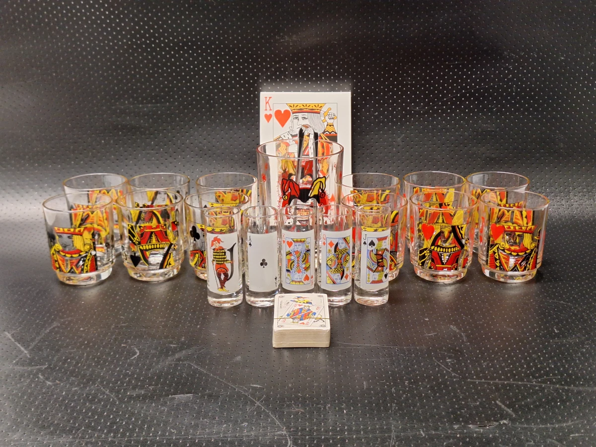 The Jolly Joker barset met speelkaartenthema van Savam Italy - foto 2