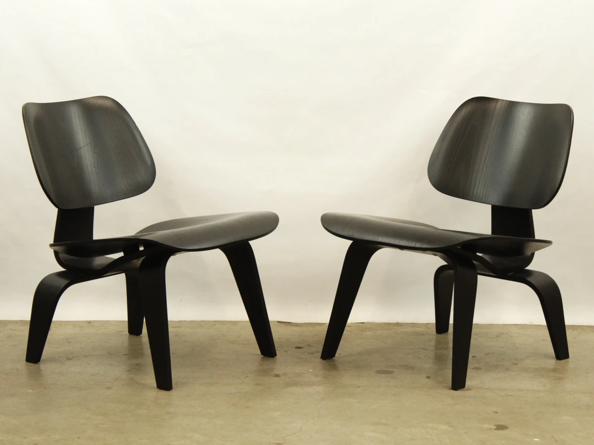 2 Vitra Charles Eames Plywood Lounge Chairs - foto 3