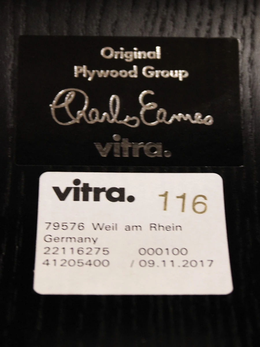 2 Vitra Charles Eames Plywood Lounge Chairs - foto 8