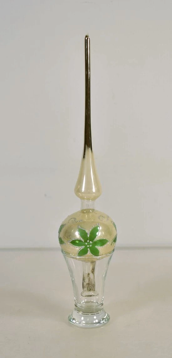 Set van 4 vintage glazen kerstboompieken, 20e eeuw - foto 7