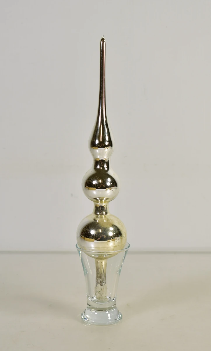 Set van 4 vintage glazen kerstboompieken, 20e eeuw - foto 9