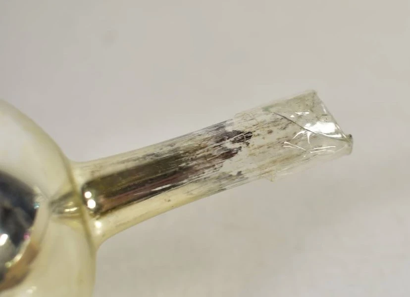 Set van 4 vintage glazen kerstboompieken, 20e eeuw - foto 10