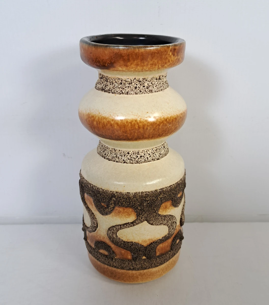Set van drie vintage keramieken vazen, ca. 1960-1975 - foto 4