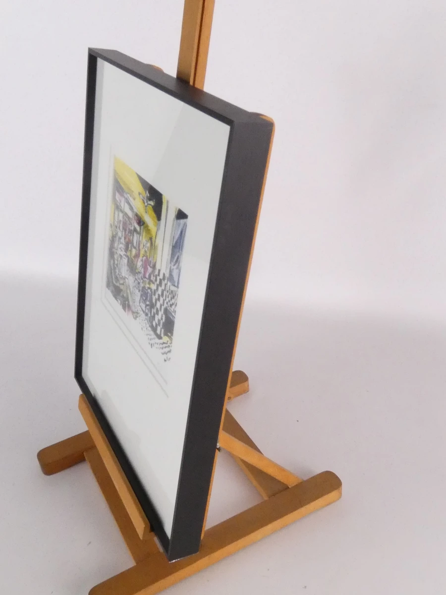 Ingelijste kleurenlitho - Café Tout-Va-Bien - Nick Andrews - foto 8
