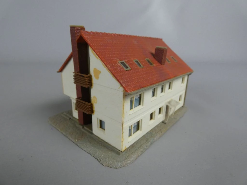 Set van 11 modelhuisjes voor modelbouw of decoratie - foto 17
